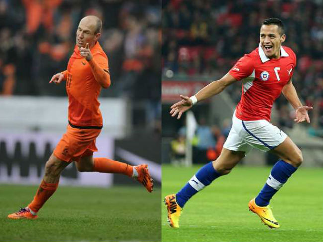 Robben estará sin Van Persie.