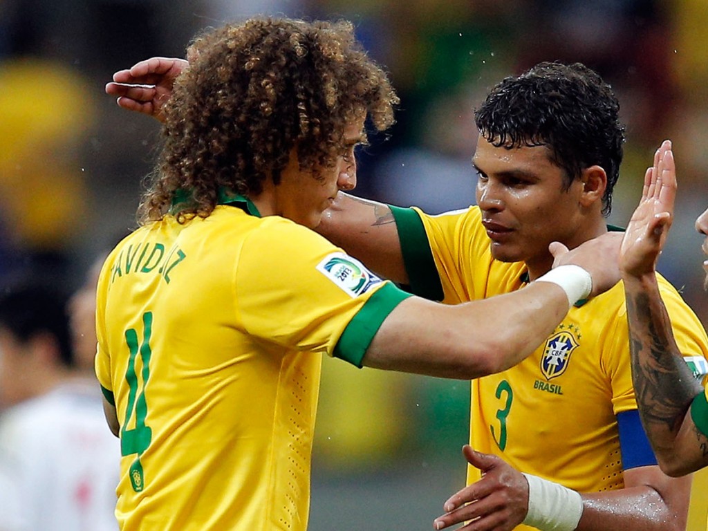 David Luiz y Thiago Silva