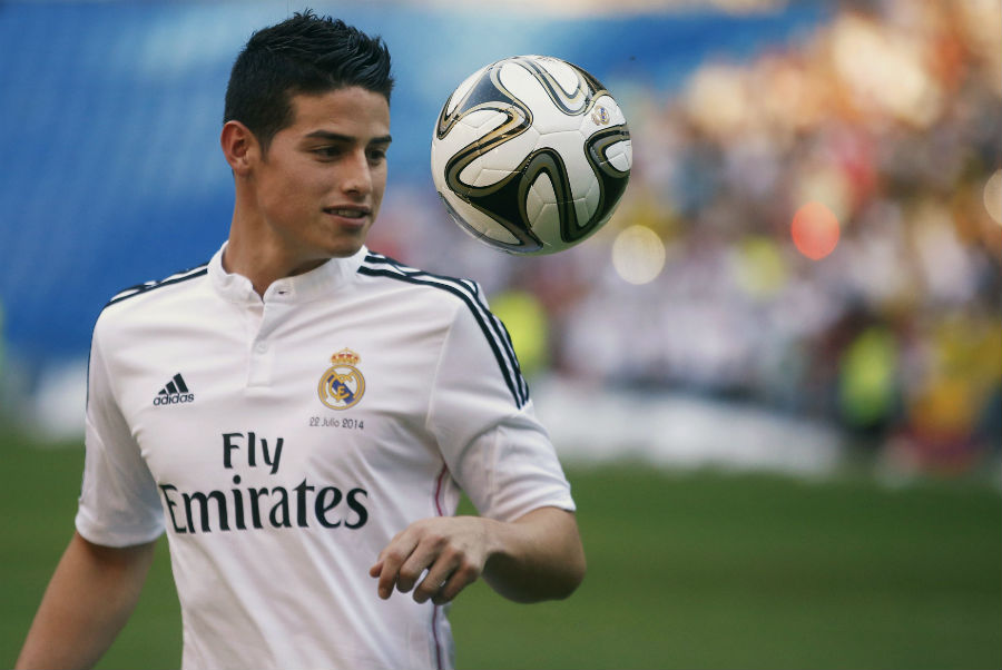 James será fundamental en el clásico Madrid-Barcelona